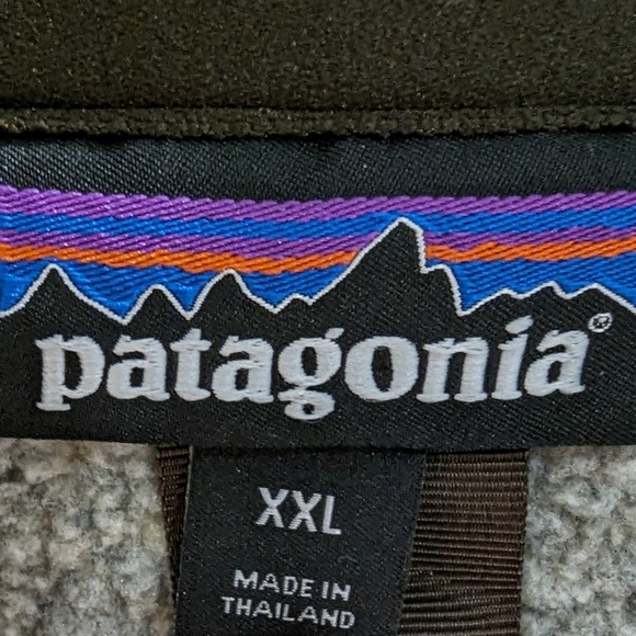 Patagonia Mens Better Sweater 1/4 Zip Greyish Brown XXL - Picture 3 of 3